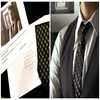 Grey Dot Tie